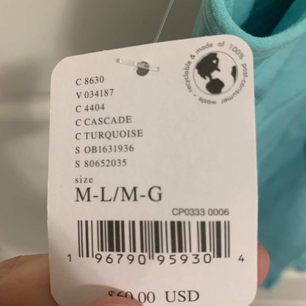 Free People Movement Every Single Time Running Onesie - Cascade Blue - M/L - Picture 8 of 8